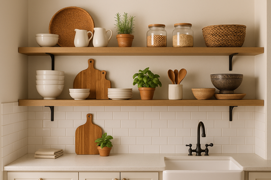 How to Style Open Shelving in the Kitchen