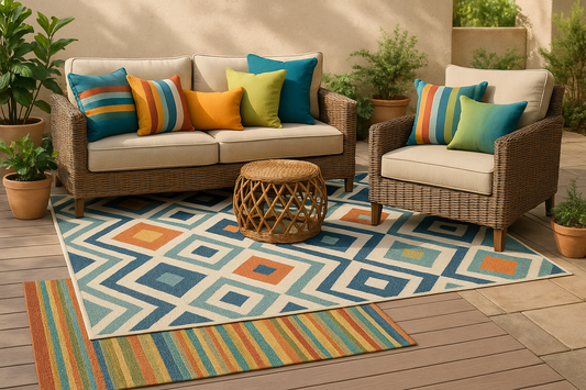 Outdoor Pillows & Rugs for Patios