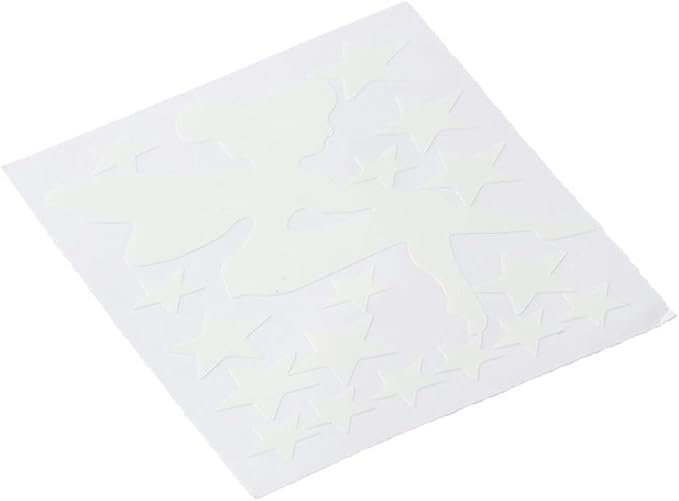 6Pcs Luminous Decorative Wall Stickers,Luminous Light Switch Decals Glow in The Dark,Magic Fairy Wall Stickers(Blue Light)