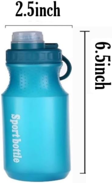 Sports Water Bottle, Kids Water Bottle, Plastic Water Bottle,BPA-Free,Leak-Proof, Reusable Water Bottle for School, Outdoor,Gym, Running, Hiking (Purple (13OZ))