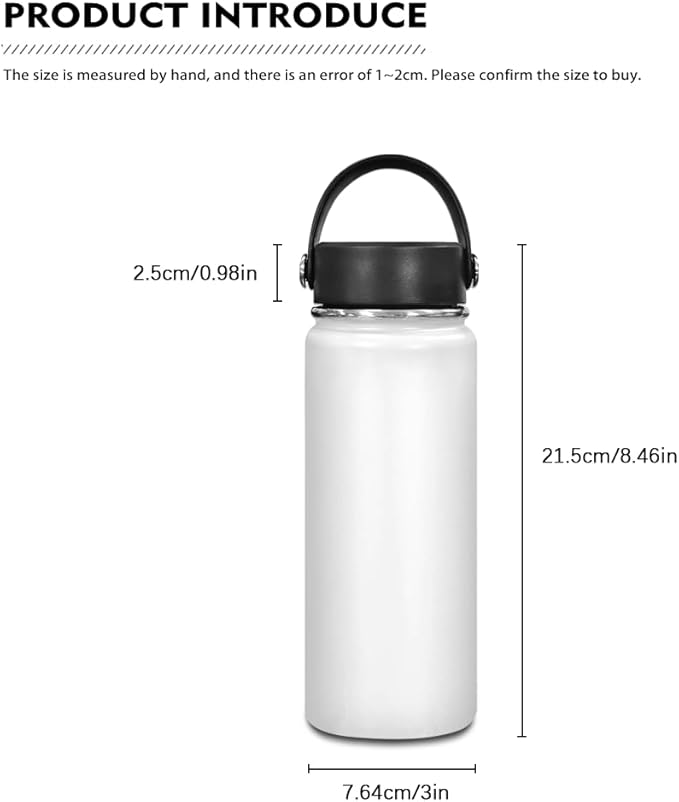 Golden Retriever Water Bottle Kids 8-10/10-12 Stainless Steel Water Bottle 20 OZ Water Bottle Carrier Bag with Phone Pocket Set with Shoulder Strap
