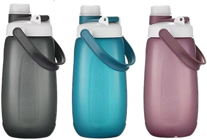 Sports Water Bottle, Water Bottles for Men, Plastic Water Bottle, BPA-Free,Leak-Proof, Reusable Water Bottle for School, Outdoor,Gym, Running, Hiking (Blue 33.5 OZ)