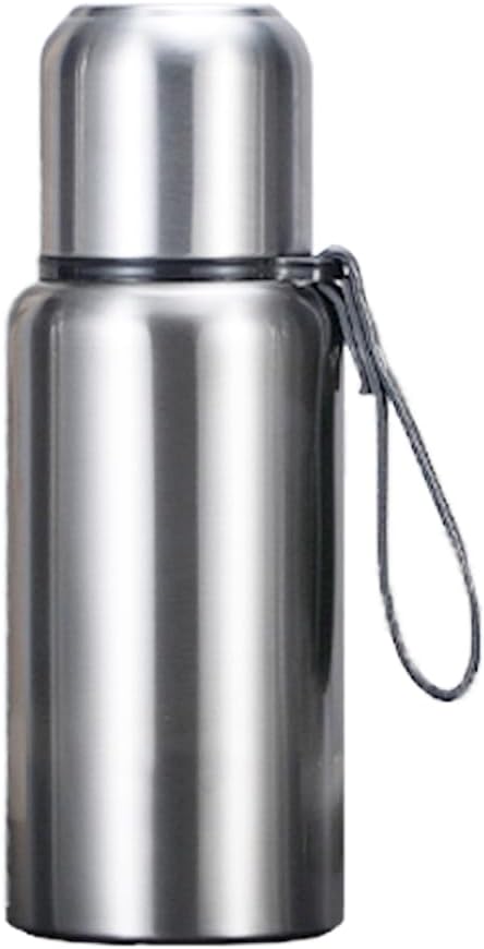 Vacuum Insulated Thermos SUS316 Stainless Steel Outdoor Sports Insulated Cup, Free of Bisphenol A, Maintains Cold and Hot for 24 Hours, Insulated Bottle (500ml/17oz)