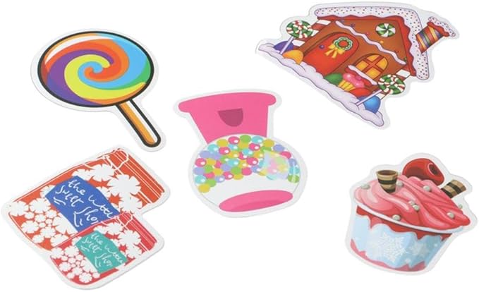 200 Pieces of Cute Sweet Candy Stickers, Candy Food Stickers, Dessert Stickers, Laptops, Water Bottles, Teacher Reward Stickers, Household Refrigerator Decoration Stickers