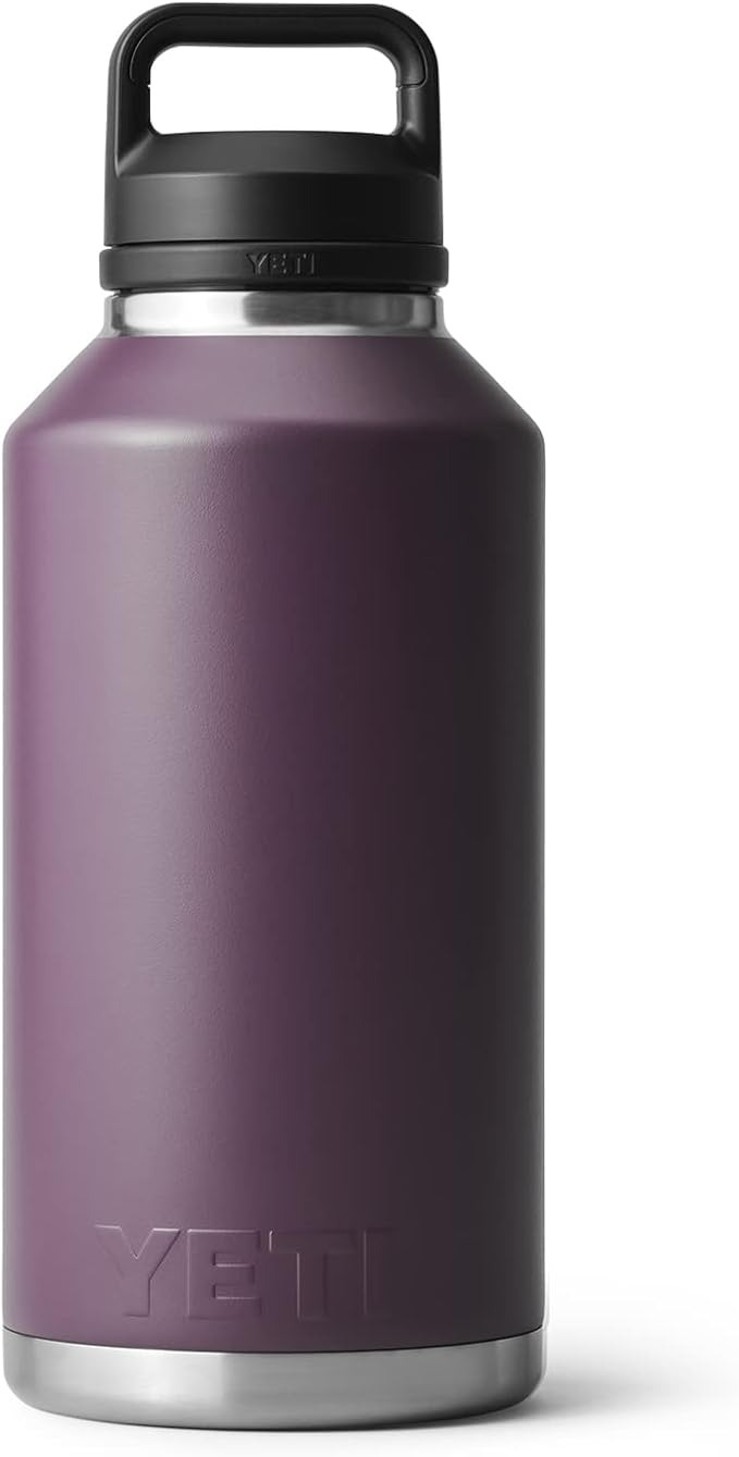 YETI Rambler 64 oz Bottle, Vacuum Insulated, Stainless Steel with Chug Cap, Nordic Purple