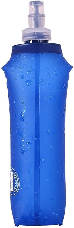 AONIJIE 2 Pack of Soft Soft Folding Hydration Bottle Water Collapsible Flask BPA-Free Bottles (500ml/17.08oz), SD52-500