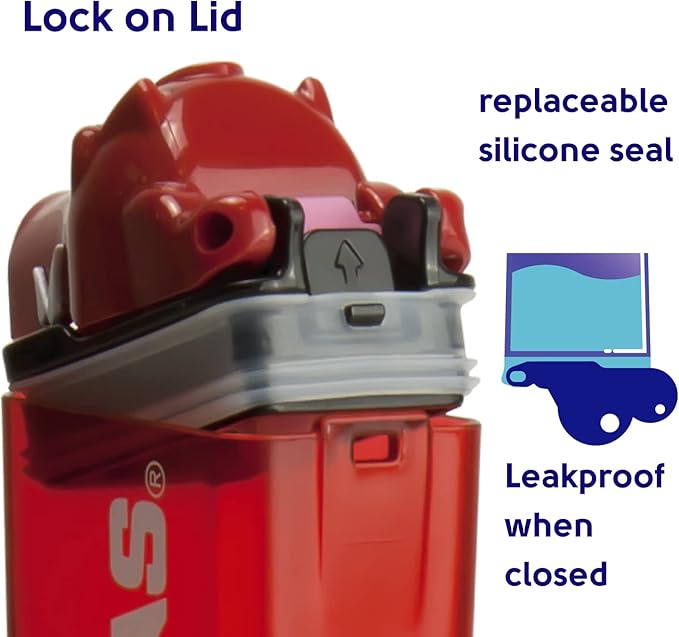 Reusable Water Bottle | Officially Licensed NCAA Sports Bottle |BPA Free | Dishwasher Safe | University of Arkansas | Razorback Officially Licensed NCAA - 8oz