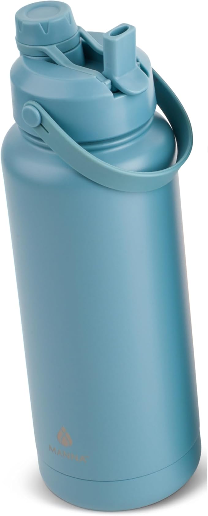 Manna Ranger Dual Insulated Stainless Steel Bottle - 40 Oz - Frost Powder Coat