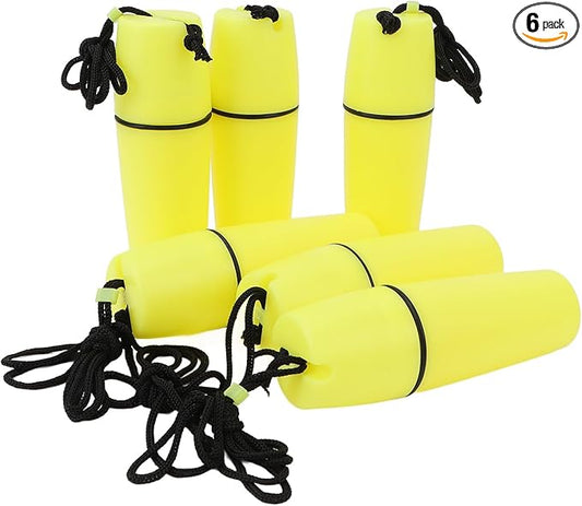 Luqeeg Kayak Container Bottle, Waterproof Container Bottle Dry Canister Container Bottle with Hook Rope Kayak Sealed Bottle for Diving Snorkeling Surfing Kayaking Boating (Yellow)