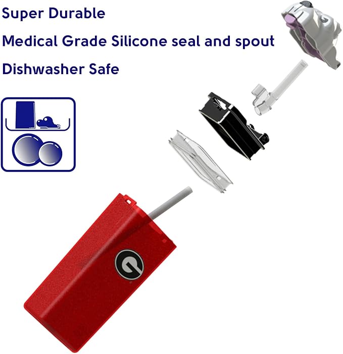 Reusable Water Bottle | Officially Licensed NCAA Sports Bottle | BPA Free | Dishwasher Safe | Bulldog Uga Mascot | 12 oz Drink in the Box - University of Georgia