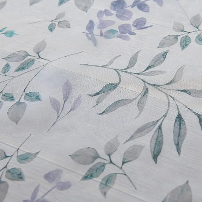Windows Printing Pattern Sheer White Curtains 72 Inches Length 2 Panels Voile Light Filtering Sheer Curtains Panel Basic Rod Pocket for Bedroom Living Room Children Room Kitchen Yard
