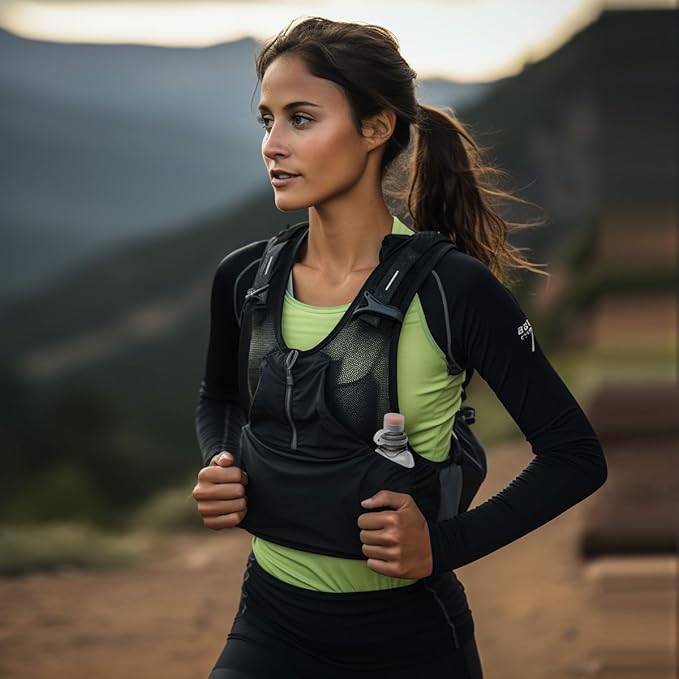 Sports Water Bottles 8.5 Ounce(250ml) &6 Ounce(175ml),BPA Free for Running, Cycling, Walking, Indoor, Outdoor - 2 Pcs