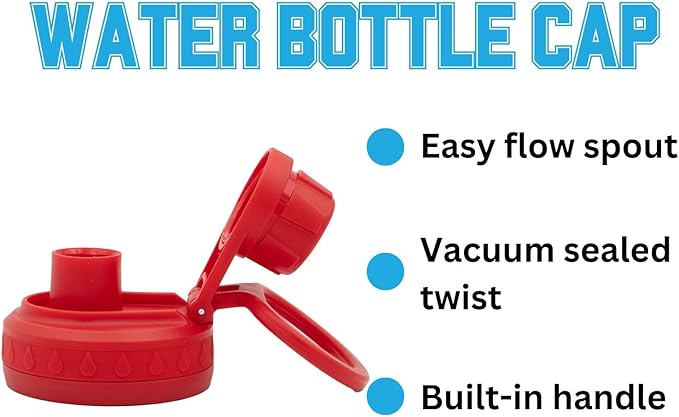 Georgia Bulldogs Water Bottle - Red Double Walled Stainless Steel 24 oz Keeps Drinks Cold or Hot