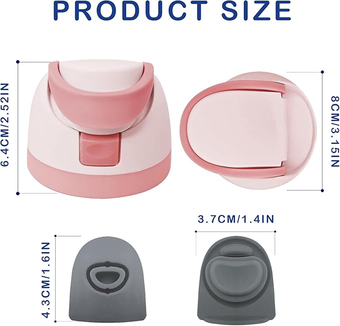 Replacement Lid for Owala Freesip Water Bottle Top Cap Protective Push-To-Open Lid Compatible With Owala Cup 16oz 24oz 32oz 40oz Bpa-Free Replacement Stopper for Owala Freesip Leak-Proof. (Pink)