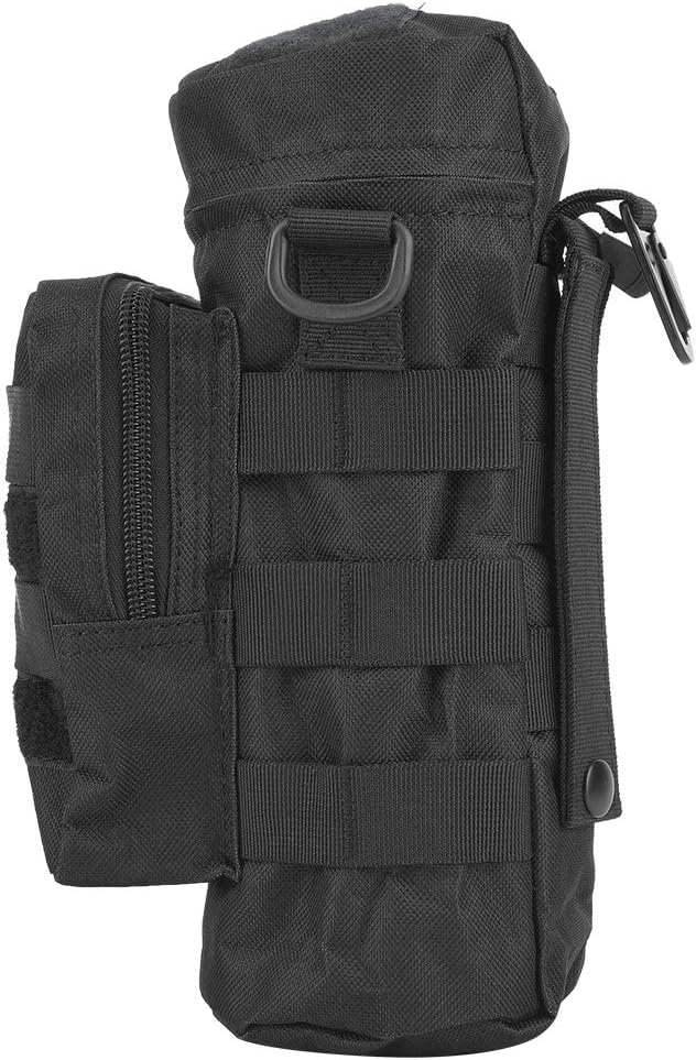 OUKENS Water Bottle Pouch, Outdoor Portable Molle Water Bottle Holder Kettle Backpack Bag Water Bottle Carrier,Travel Water Bottle Bag Water Bottle Sleeve for Camping Hiking Backpack