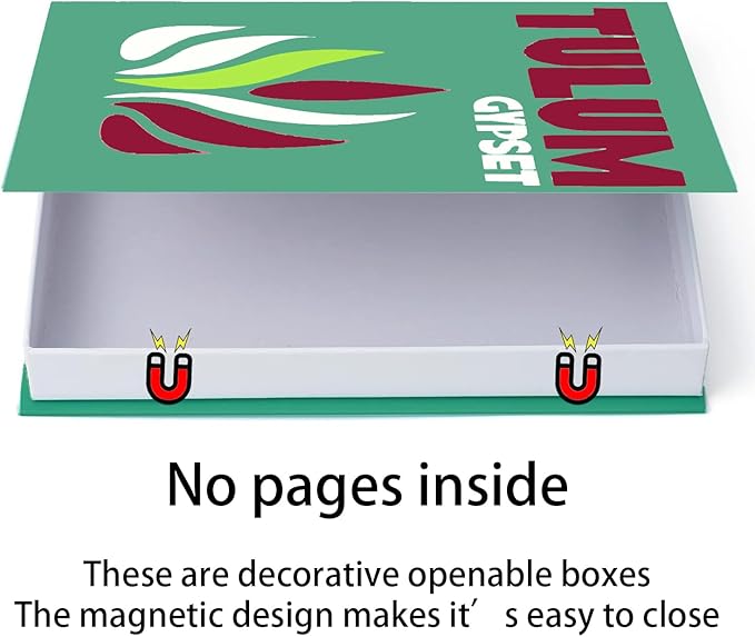 Preppy Room Decor Aesthetic,Coffee Table Books Decor,Preppy Books,Miami Book,Ddecorative Books for Home Decor Set of 3 (Green)