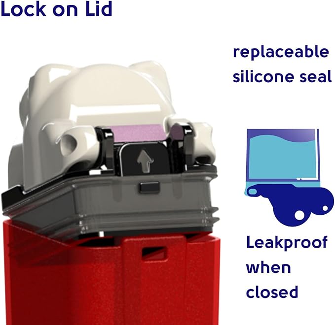 Reusable Water Bottle | Officially Licensed NCAA Sports Bottle | BPA Free | Dishwasher Safe | Bulldog Uga Mascot | 12 oz Drink in the Box - University of Georgia