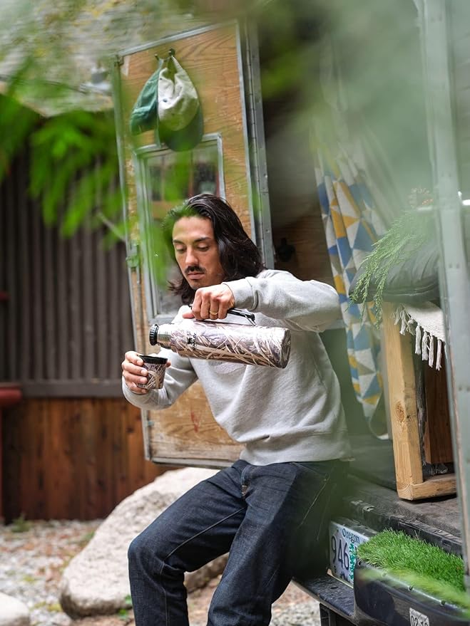 Stanley Classic Vacuum Insulated Wide Mouth Bottle -BPA-Free 18/8 Stainless Steel Thermos for Cold & Hot Beverages