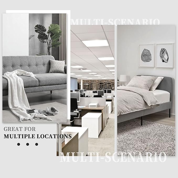 Marble Grey Wall Plate Decorative Light Switch Cover 4-Gang Quad Toggle Faceplate for Bathroom Farmhouse Kitchen Bedroom White