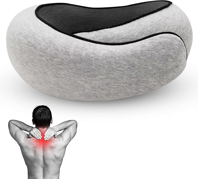 Airplane Travel Neck Pillow, Memory Foam Airplane Travel Pillow, 360 Degree Comfort and Breathability, Washable Modal Cover.Travel Neck Pillow for Airplane, Neck Pillow Airplane