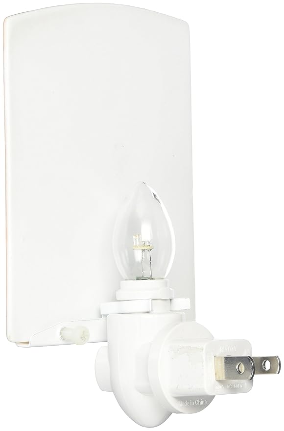 Caroline's Treasures BB7087CNL Baby Fox Gingham Ceramic Night Light Compact, UL-Certified, Ideal for Bedroom, Bathroom, Nursery, Hallway, Kitchen, 6x4x3, Multicolor