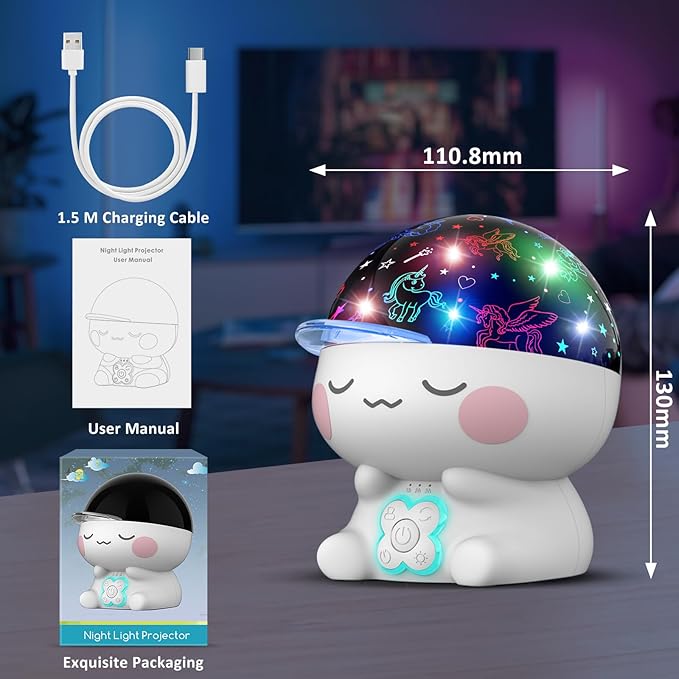 Unicorns Gifts for Girls,Girls Toys 8-10 Years Old,Girls Unicorn Toys Age 6-8.Unicorn.Night Light Projector for Girls Age 2-8.Christmas Holiday Birthday Party Unicorn Decorations for Girls Room