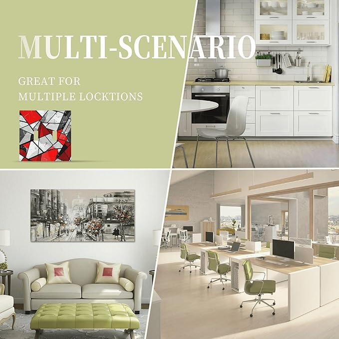 Red Gray Black White Geometric Double Toggle Light Switch Covers 2 Gang Wall Plate Dual Decorative Switchplate Electrical Faceplate for Bathroom Country Kitchen Bedroom Decor, 4.9" x 5"