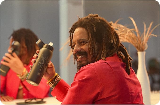 Marley Designed Bottle Pro Reusable Water Bottle with Filter, 80+ contaminants Filtered, BPA Free, Sustainable Refills, 750ml, Filter Bottle + 1 Refill Included