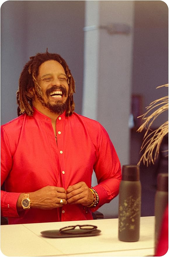 Marley Designed Bottle Pro Reusable Water Bottle with Filter, 80+ contaminants Filtered, BPA Free, Sustainable Refills, 750ml, Filter Bottle + 1 Refill Included