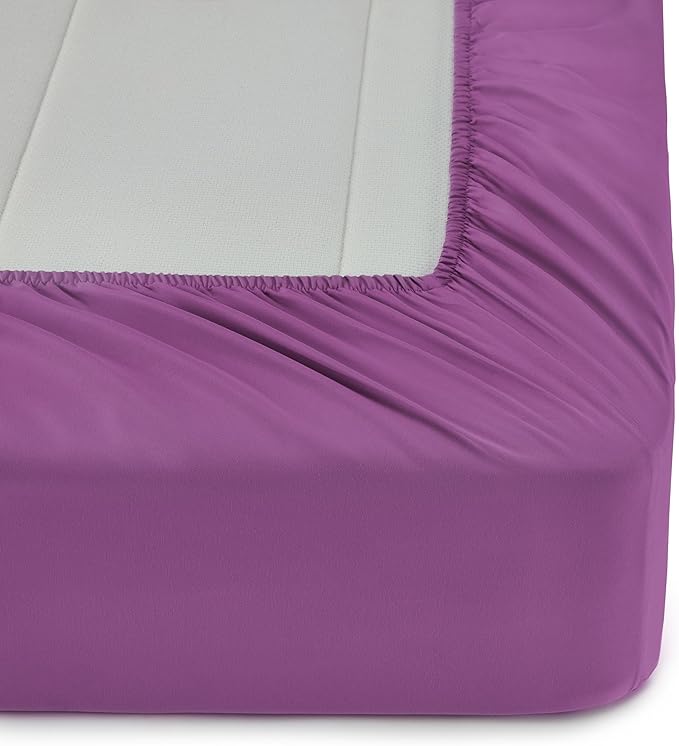 Amazon Basics 5 Piece Microfiber Kid's Bed-in-a-Bag Bedding Set, Twin, Bluish Flowers, Floral