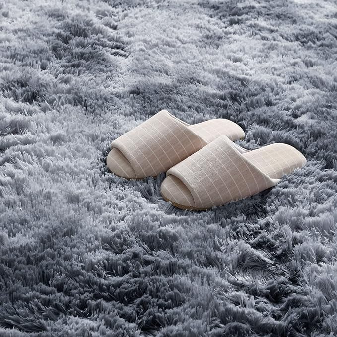 8'x10' Area Rug for Bedroom, Thickened Fluffy Rug for Living Room