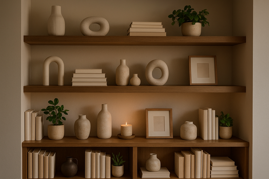 The Art of Accessorizing Shelves & Bookcases