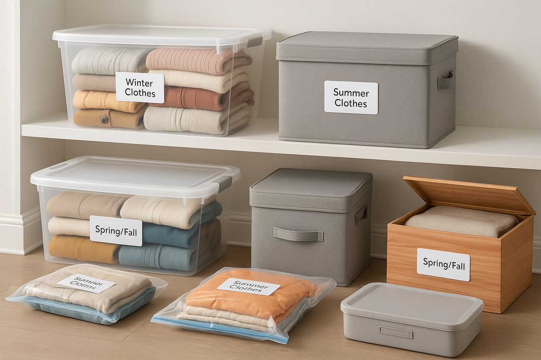 The Best Storage Bins for Seasonal Clothes