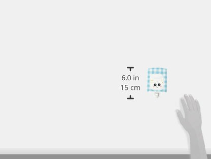 Caroline's Treasures BB7056CNL Marshmellow Face Ceramic Night Light Compact, UL-Certified, Ideal for Bedroom, Bathroom, Nursery, Hallway, Kitchen, 6x4x3, Multicolor