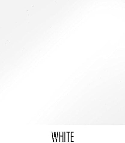 Tovolo Macklin, Stamped Steel & Wire Basket for Closet & Cubby Storage Vintage-Inspired Design with Customizable Label Plate, Medium, White