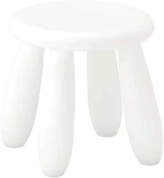 Kids Step Stool, Kindergarten Study Stools, Lightweight Footstools are Sturdy and Durable, Very Suitable for Use in The Kitchen, Bathroom and Bedroom (White)