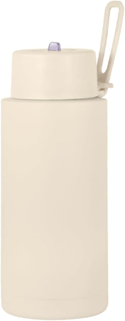 AGH Stainless Steel Insulated Bottle with Straw, 30oz Double Wall Vacuum Insulated Water Bottle, Wide Mouth Thermos Water Bottle for Hot Drinks/Cold Drinks, Travel Water Bottles for Gym & Sport