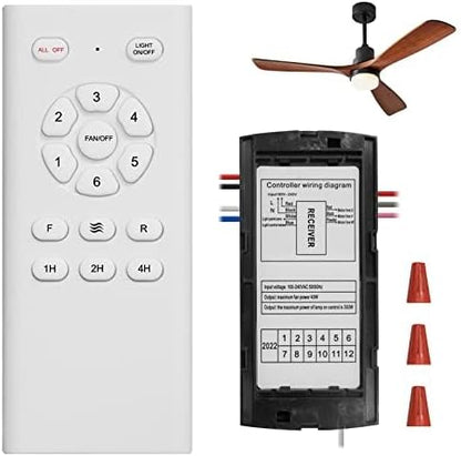 42 inch Ceiling Fan Remote Control Kit:3-in-1 Ceiling Fan Timing & Speed Remote for Ceiling Fan lamp