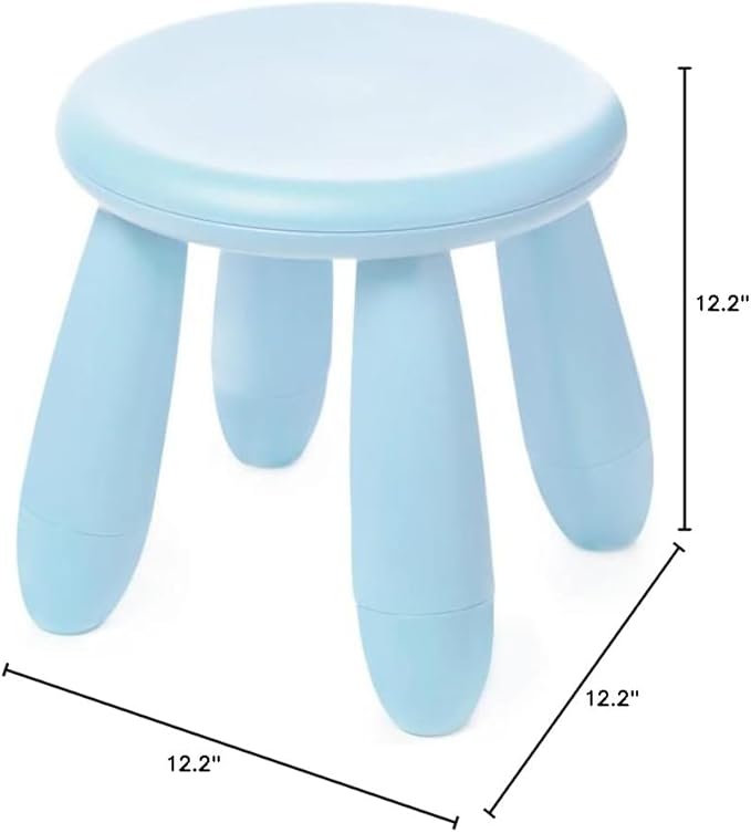 Kids Step Stool, Kindergarten Study Stools, Lightweight Footstools are Sturdy and Durable, Very Suitable for Use in The Kitchen, Bathroom and Bedroom(Light Blue)…