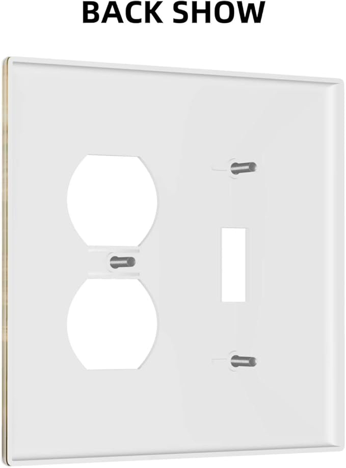 Christ Jesus Cross Sky Decorative Combo 1 Toggle Duplex Outlet Light Switch Cover Wall Plate 2 Gang for Electrical Kitchen Living Room Bedroom Bathroom Home Novelty Decorate