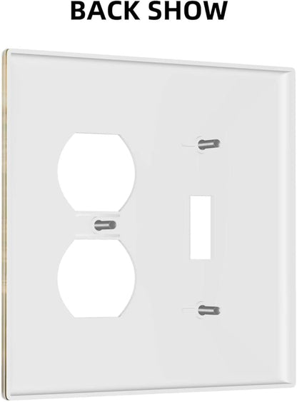Christ Jesus Cross Sky Decorative Combo 1 Toggle Duplex Outlet Light Switch Cover Wall Plate 2 Gang for Electrical Kitchen Living Room Bedroom Bathroom Home Novelty Decorate