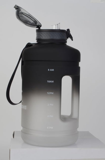 74 oz (2.2L) BPA-Free Tritan Water Bottle with Dual Direction Lid, Form Fitting Handle and Carrying Strap