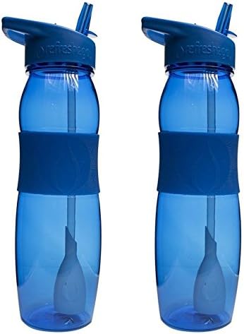 Curve Filtered Water Bottle, 2-Pack, Blue