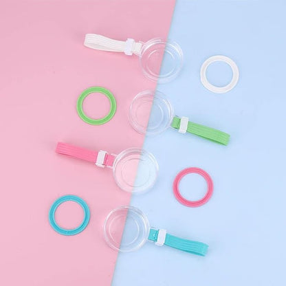 DEYZ Glass Water Bottle 16oz Fitness Drinking Glass Water Bottle PBA and Leak Proof Water Bottle Reusable water bottles Sport Water Bottle Gym Drinking Jug Circular Glass water Bottle (Sky Blue)