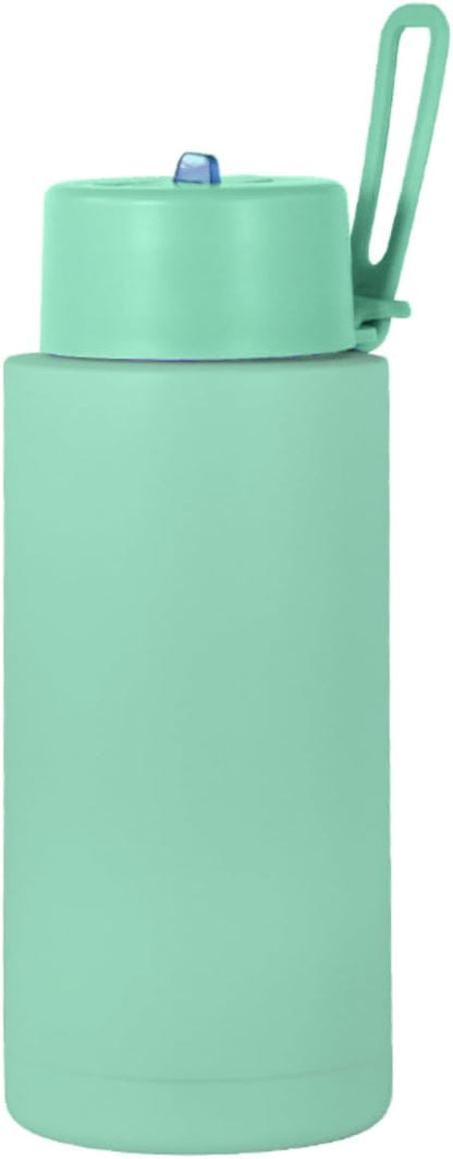 AGH Stainless Steel Insulated Bottle with Straw, 30oz Double Wall Vacuum Insulated Water Bottle, Wide Mouth Thermos Water Bottle for Hot Drinks/Cold Drinks, Travel Water Bottles for Gym & Sport