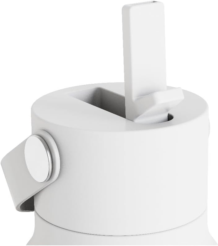 Smart Water Bottle with Premium Bluetooth Speaker, Portable Charger, LED Light, Hands-Free Mic, Insulated Stainless Steel, Straw Lid, BPA-Free, 20oz - Mix & Match Colorways