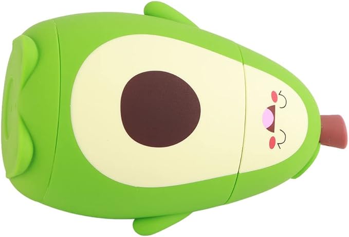 RiToEasysports Avocado Water Bottle, Cartoon Avocado Glass Double Layer Cute Water Cup Portable Girl Drinking Cup Gifts with Portable Carrying Rope Avocado Water Bottle