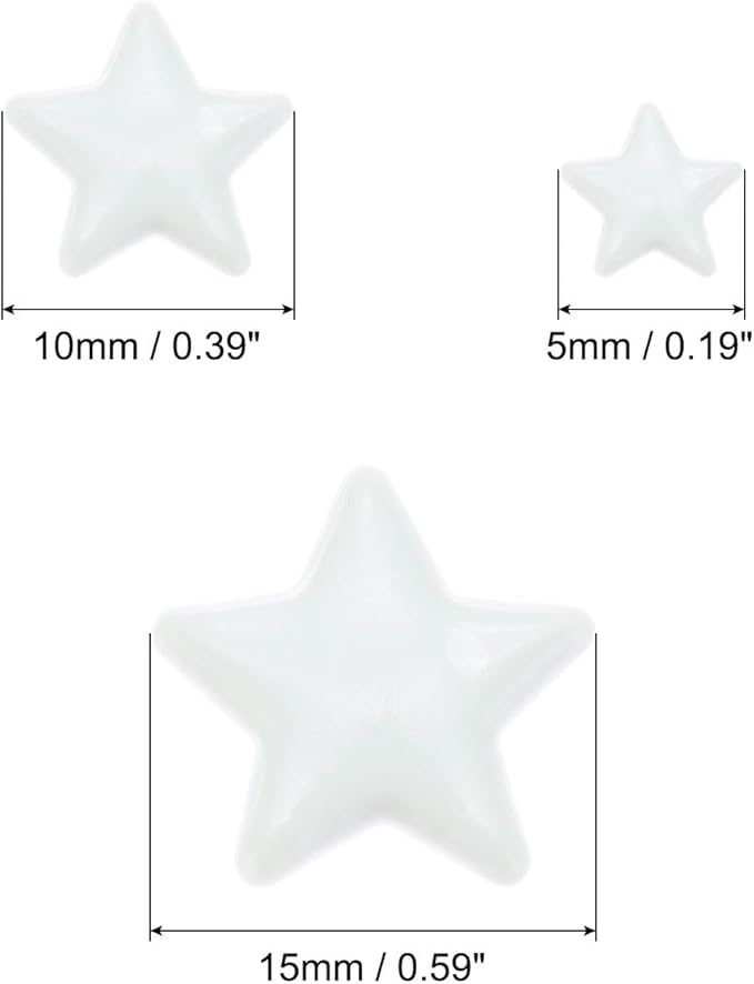 MECCANIXITY Glow in The Dark Star Decals Decor Blue Wall Stickers for Ceiling Bedroom Bedding Room 6 Set
