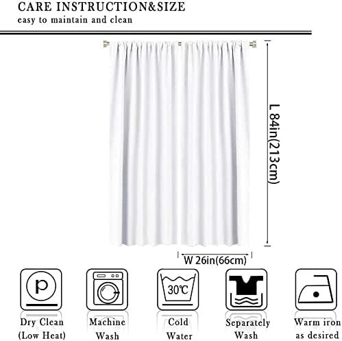 Kids Unicorn Curtains Kids Girls Boys Rainbow Unicorn Pattern Blackout Curtains Bedroom Curtains 52x84 Inches 2 Panels