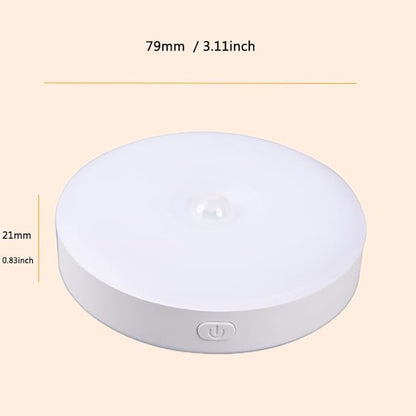 Magnetic Night Light, New Upgraded Frosted, Human Body Sensor Light, Three-Colour Infinitely Dimmable Ideal for Bedroom, Bathroom, Nurserie, Corridor, Kitchen, Wardrobe-2 Pack